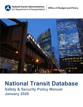 2020 National Transit Database Safety and Security Policy Manual