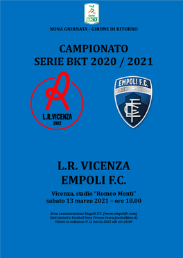 L.R. Vicenza Empoli F.C