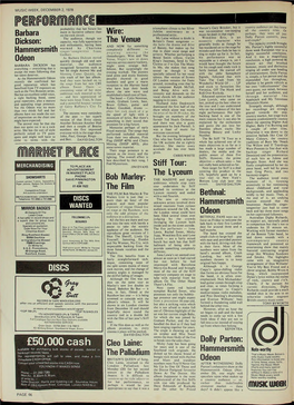 MUSIC WEEK, DECEMBER 2, 1978 DCDD IV N Rc