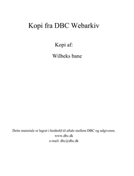 Adgang Via I DBC Webarkiv