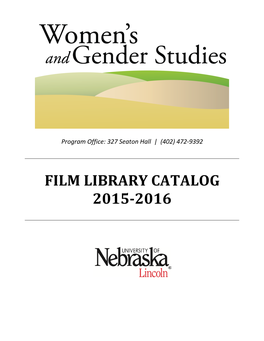 Film Library Catalog 2015-2016