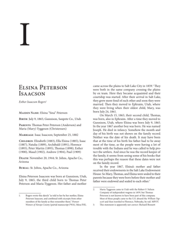 Elsina Peterson Isaacson