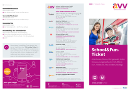 School&Fun- Ticket