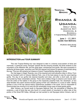 Rwanda & Uganda