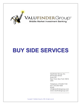 Buyer Services with New Findersindexf