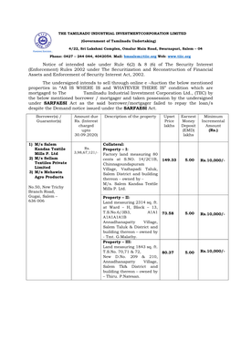 Enforcement) Rules 2002 Under the Securitization and Reconstruction of Financial Assets and Enforcement of Security Interest Act, 2002