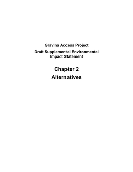 Chapter 2 Alternatives