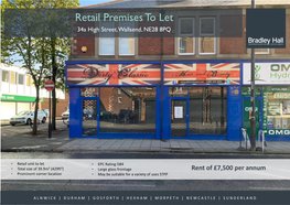 Retail Premises to Let