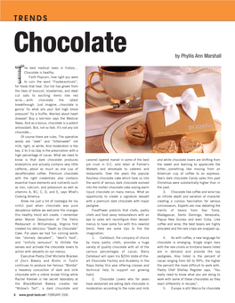 TRENDS Chocolate by Phyllis Ann Marshall
