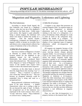 Mineralogy Faqs