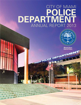 Miami Police Department Annual Report 2013