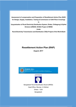 Resettlement Action Plan (RAP)
