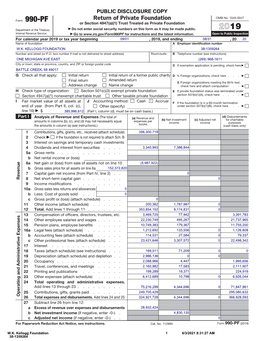 2019 W.K. Kellogg Foundation 990-PF