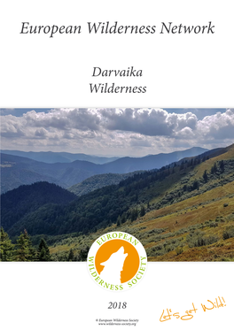 European Wilderness Society European Wilderness Network