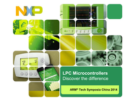 LPC Microcontrollers Discover the Difference