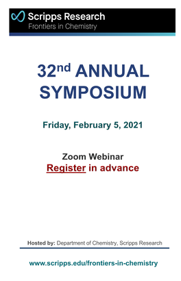 2021 32Nd Annual Frontiers in Chemistry