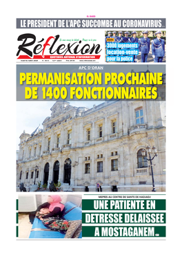 Permanisation Prochaine De 1400 Fonctionnaires