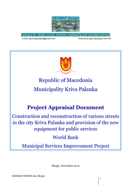 Kriva Palanka Project Paper Web
