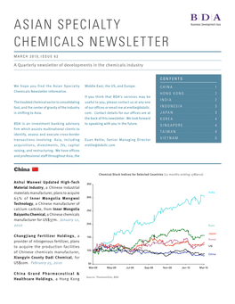 Asian Specialty Chemicals Newsletter