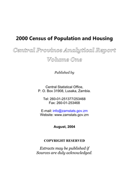 2000 Census of Population and Housing