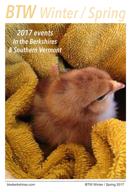 Winter / Spring 2017 Events in the Berkshires & Southern Vermont