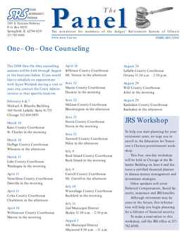 One Counseling the JRS Workshop