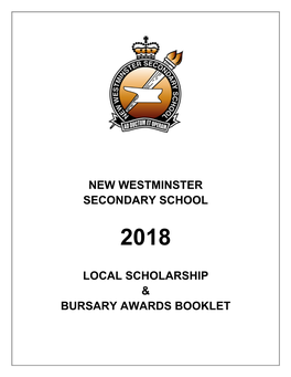 New Westminster Secondary School Local Scholarship