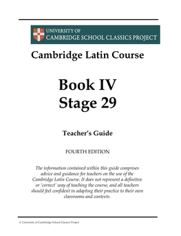 Book IV Stage 29