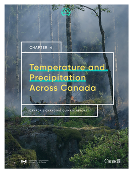 Chapter 4: Changes in Temperature and Precipitation Across Canada