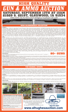 Gun & Ammo Auction