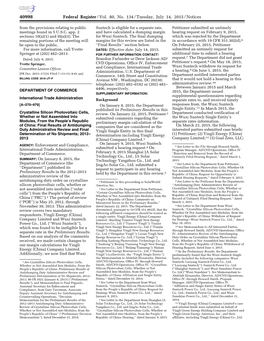 Federal Register/Vol. 80, No. 134/Tuesday, July 14, 2015/Notices