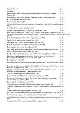 Table of Contents Provided by Blackwell's Book Services and R.R