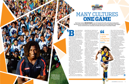 MANY CULTURES ONE GAME West Coast Ruckman NIC NAITANUI Is One of 11 Australia Post AFL Multicultural Ambassadors