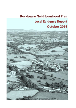 Rockbeare Neighbourhood Plan Local Evidence Report October 2016