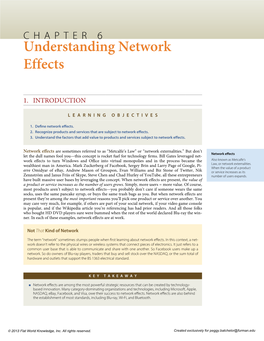 Understanding Network Effects