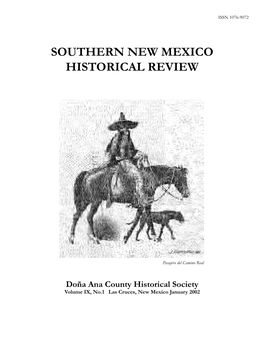 Southern New Mexico Historical Review