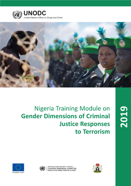 Nigeria Training Module on Gender Dimensions of Criminal Justice Responses to Terrorism