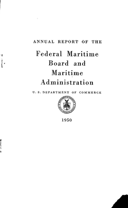 Annual Report for Fiscal Year 1950