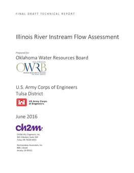 Illinois River Instream Flow Biological Assessment