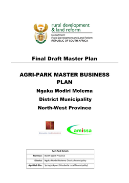 Ngaka Modiri Molema District Municipality North-West Province