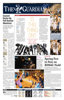 Spring Fest to Stay on RIMAC Field