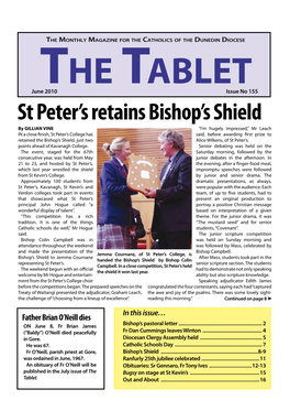 St Peter's Retains Bishop's Shield