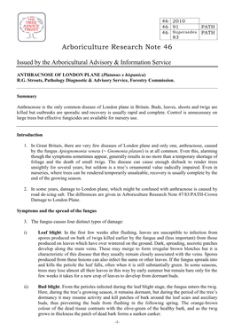 Arboriculture Research Note 46