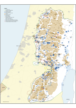 Jerusalem Legend 1:200,000