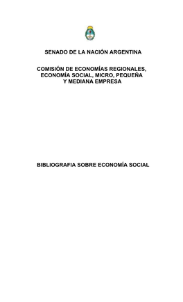 Senado De La Nación Argentina Comisión De