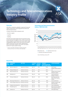 Technology and Telecommunications Industry Profile