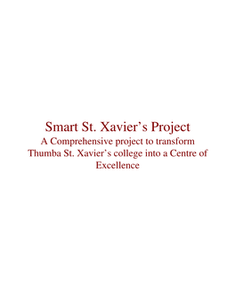 Smart St. Xavier's Project