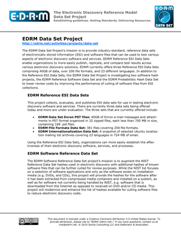 EDRM Data Set Project