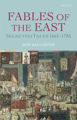 Fables of the East : Selected Tales, 1662-1785
