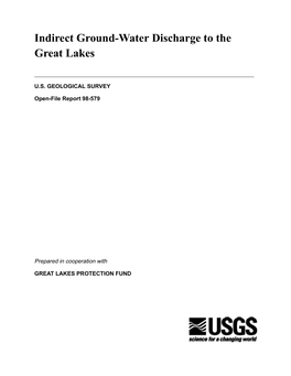 Indirect Ground-Water Discharge to the Great Lakes